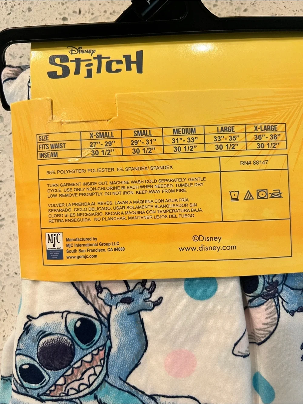 Disney Stitch Unisex Sleep Pants - XL